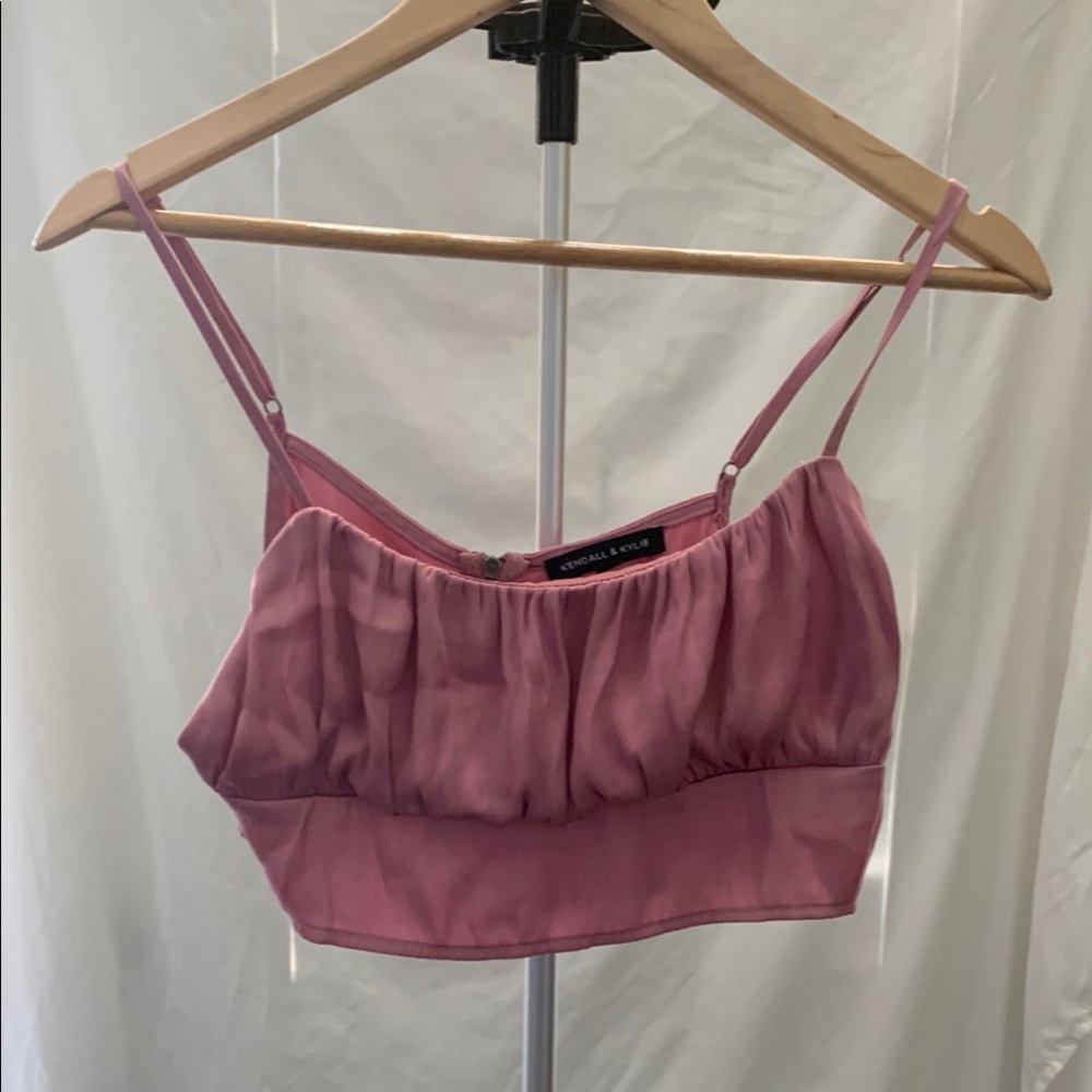Kendall & Kylie Pink Crop Top